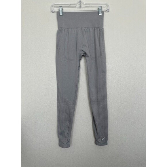 Gymshark Vital Seamless 2.0 Leggings Light Marl Gray Athleisure Stretch Sz Small - Picture 6 of 8